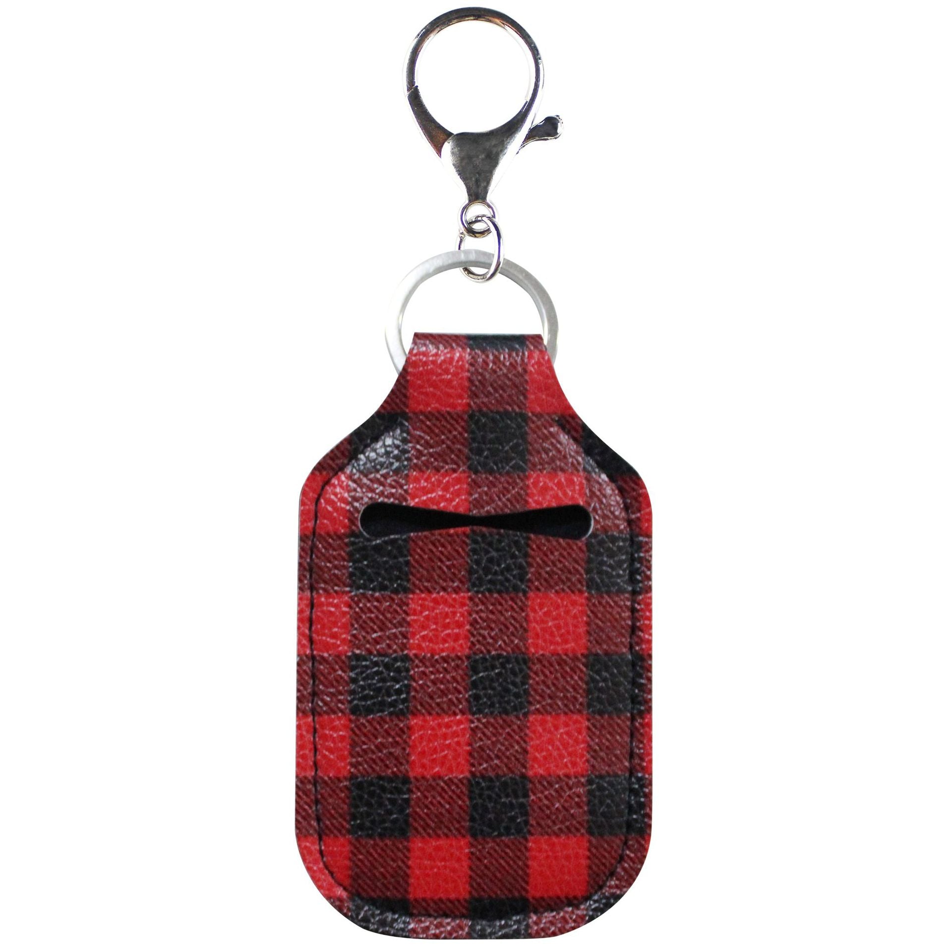 Wholesale Sports Hand Sanitizer Leather Case Key Chain